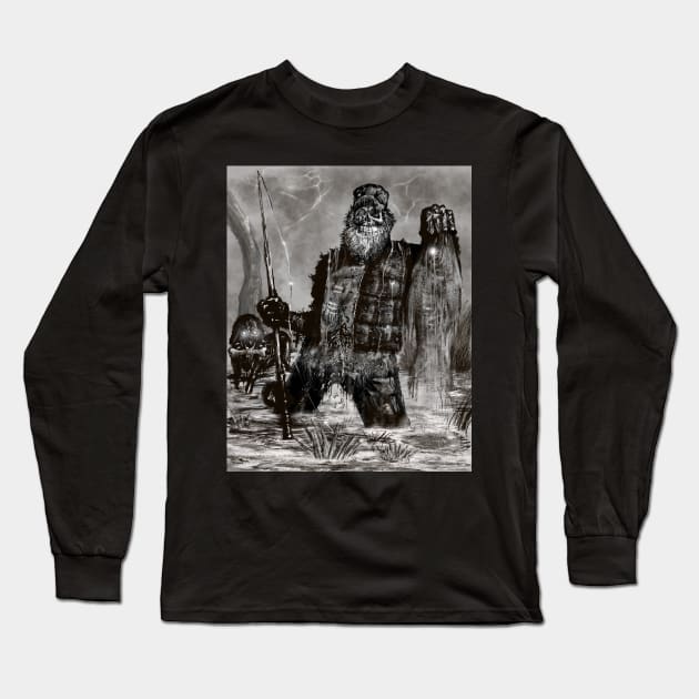 Dead Fisherman Long Sleeve T-Shirt by DougSQ